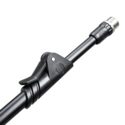Gravity MS 4322 HDB Ciężka podstawa mikrofonu ze stopą statywu i 2-punktowym wysięgnikiem przedłużającym.