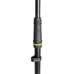 Gravity MS 4322 HDB Ciężka podstawa mikrofonu ze stopą statywu i 2-punktowym wysięgnikiem przedłużającym.