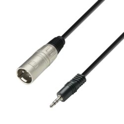 Adam Hall Cables K3 BWM 0300 Audio Cable 3.5 mm Stereo Jack male to XLR male, 3 m