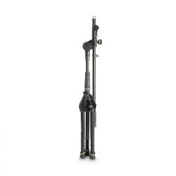 Gravity MS 4222 B Short Microphone Stand with Folding Tripod Base and 2-Point Adjustment Telescoping Boom
